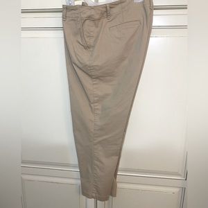 Loft 12p khaki pants. The Monroe slim style. Worn once.
